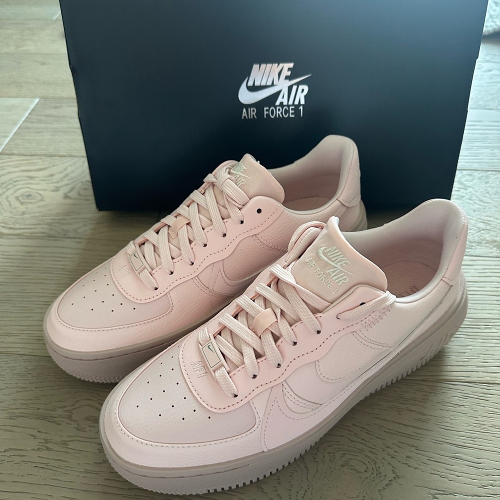 Nike Air Force 1 Pink Platform Sneakers